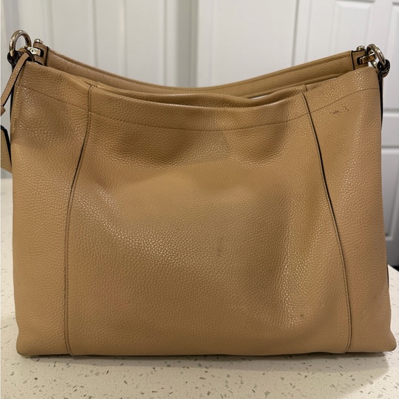 Coach Beige Leather Hobo Bag - Picture 5 of 8